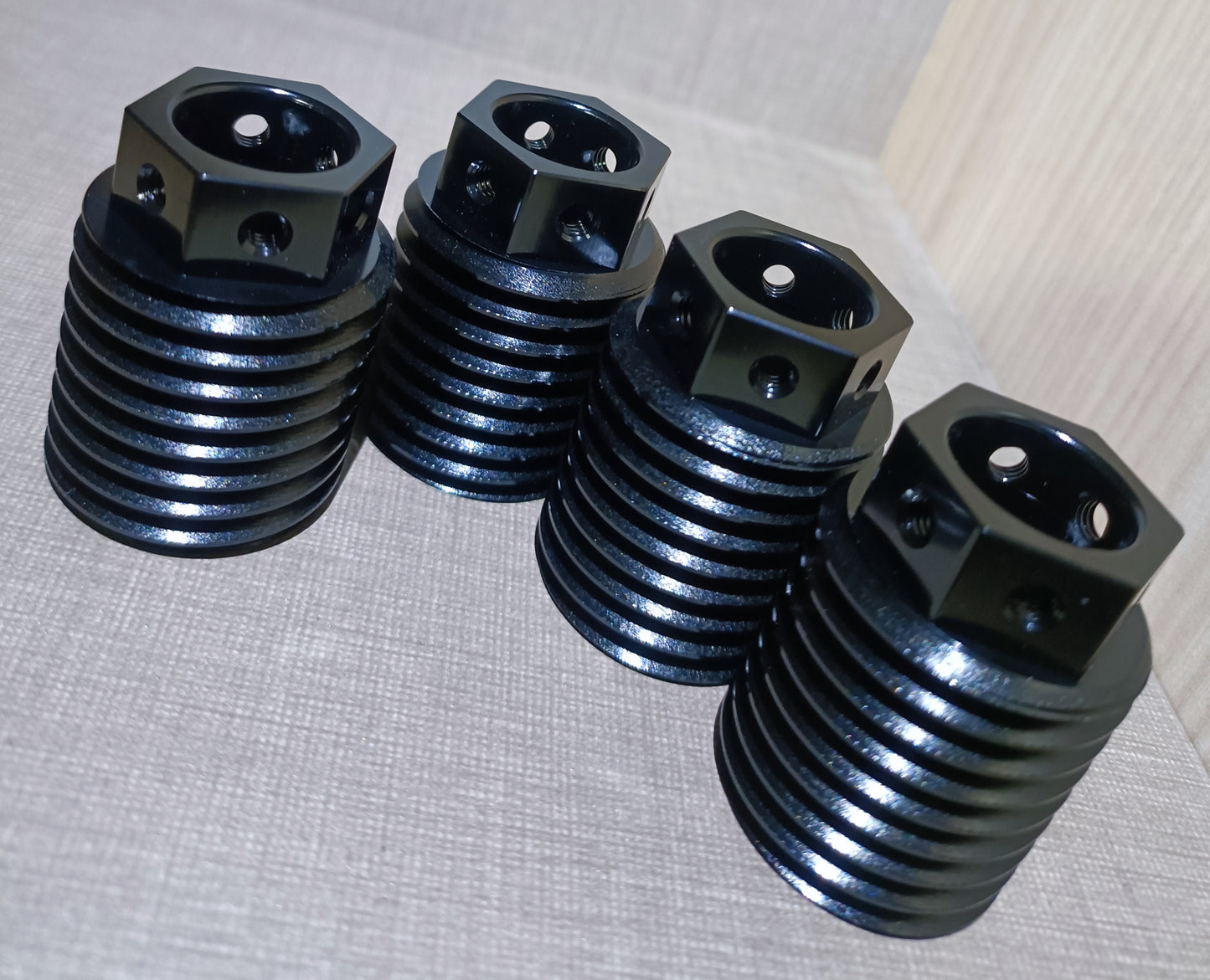 Black Anodized Aluminum Barrel Nut
