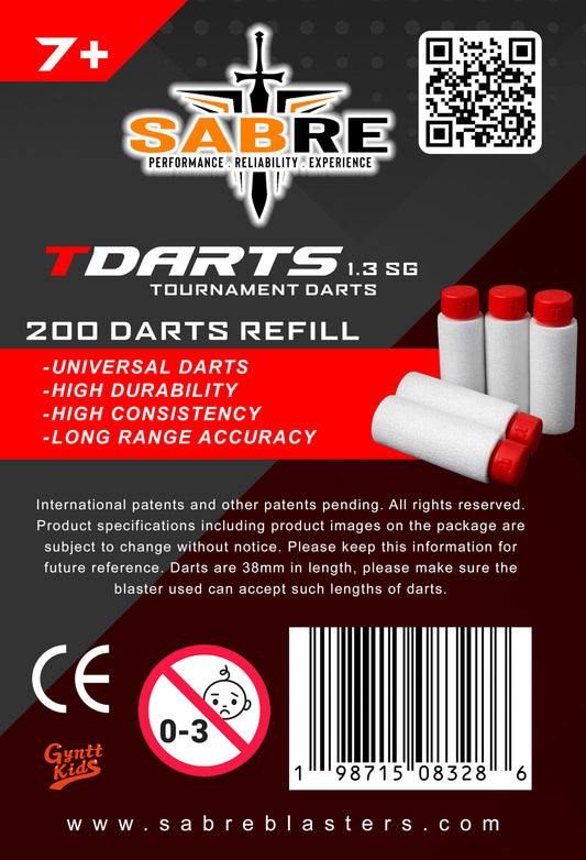 SABRE 1.3SG TDARTS ( NEW SG COLORS )