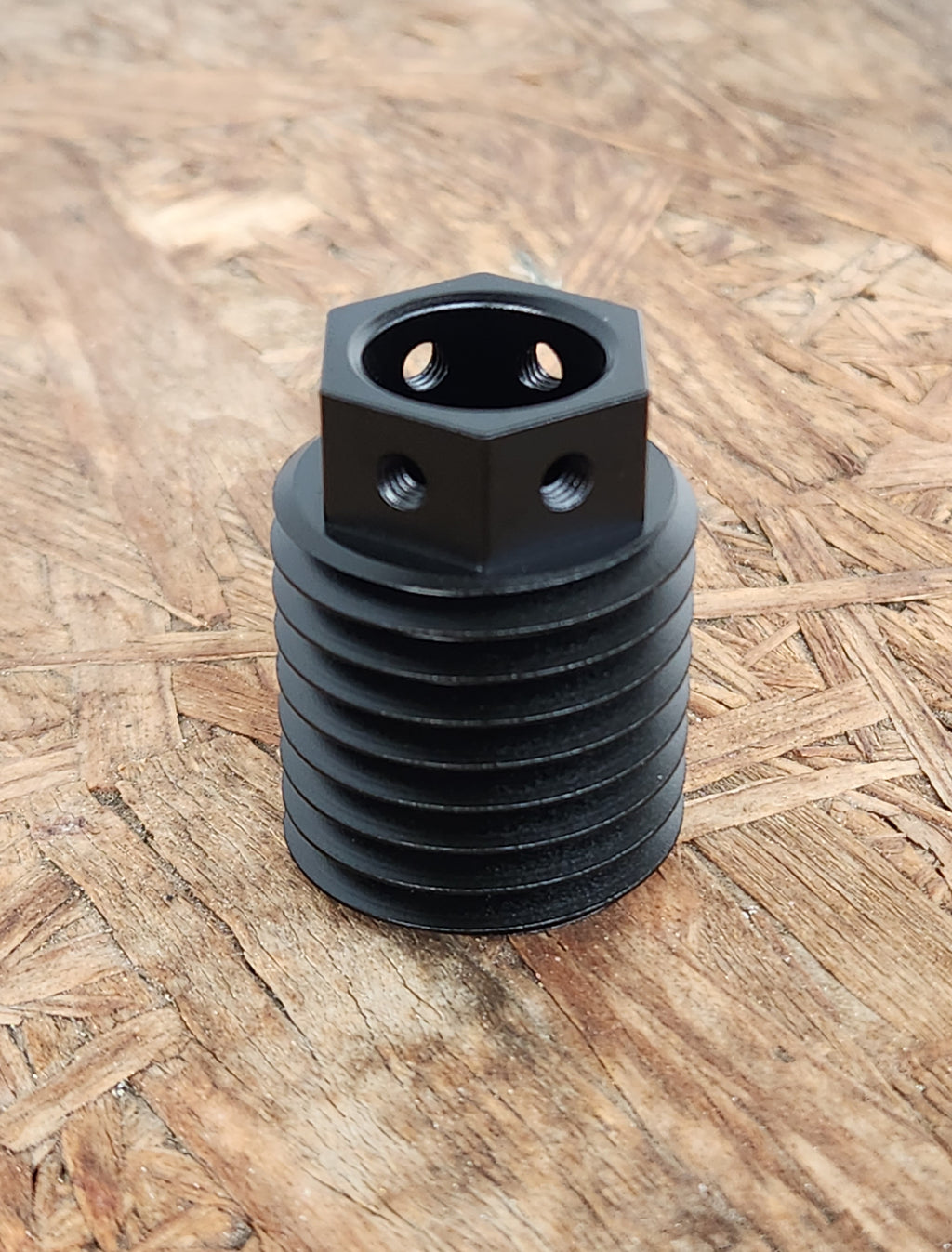 Black Anodized Aluminum Barrel Nut