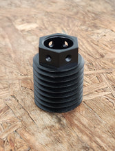 Load image into Gallery viewer, Black Anodized Aluminum Barrel Nut