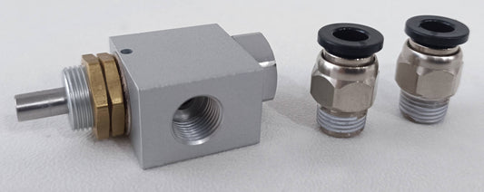 High flow 1/8" Normally Open 3 way Valve