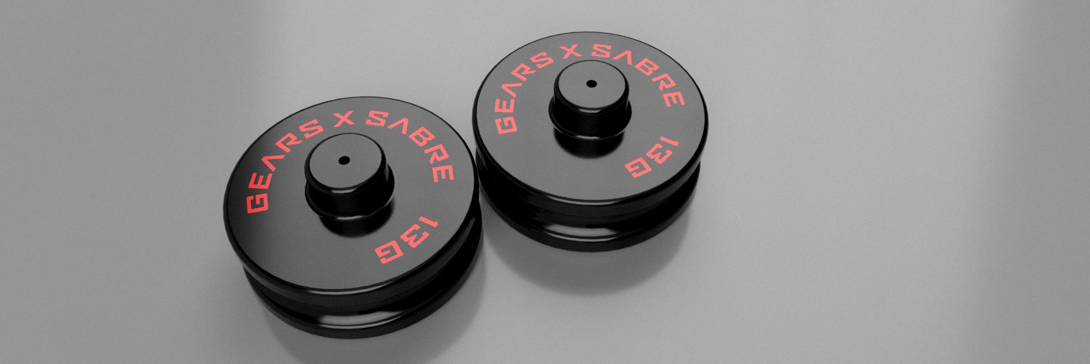 SABRE x GEARS Flywheels (13g) pair