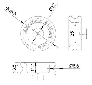 SABRE x GEARS Flywheels (13g) pair