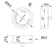 Load image into Gallery viewer, SABRE x GEARS Flywheels (7g) pair