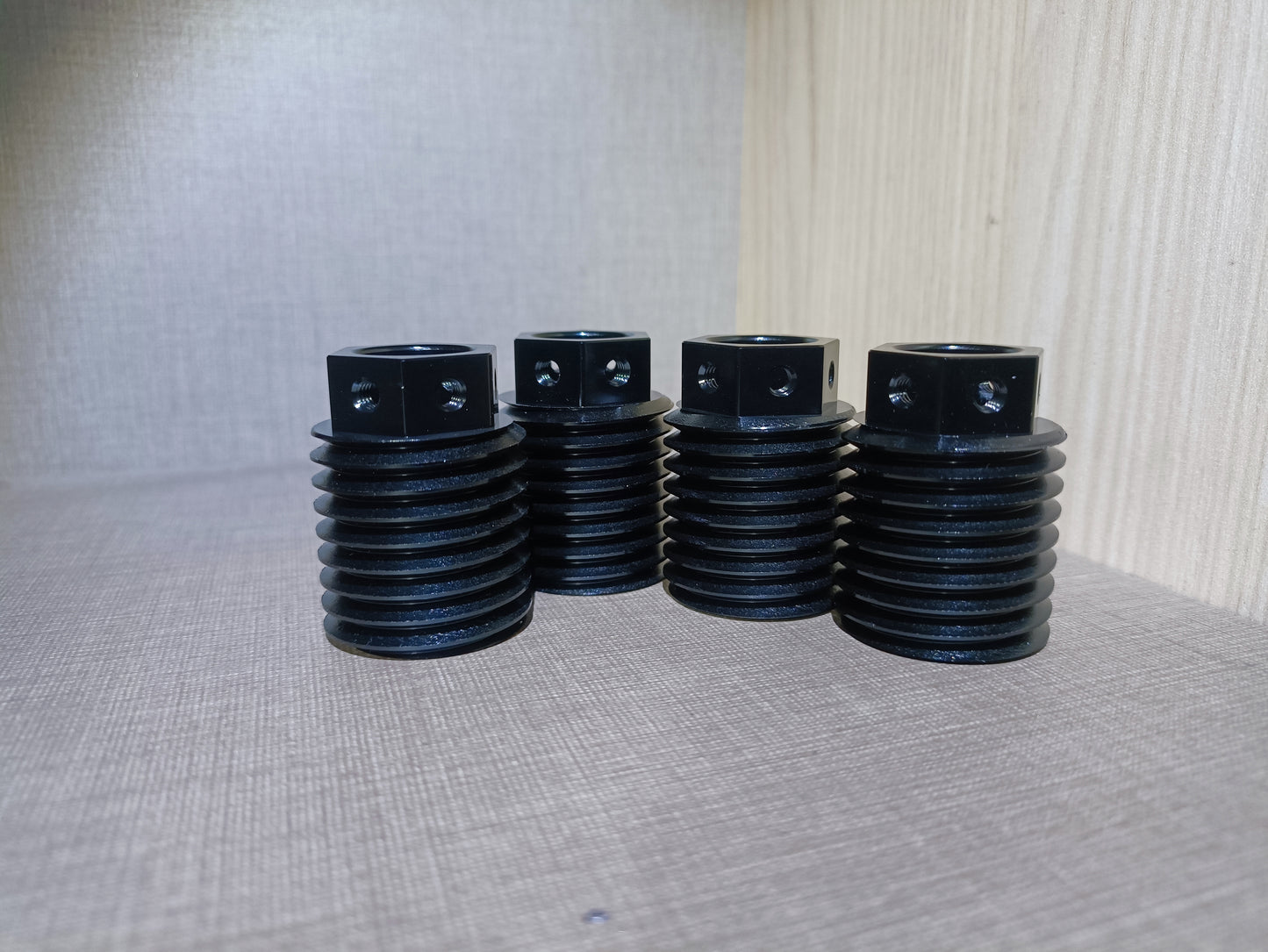 Black Anodized Aluminum Barrel Nut